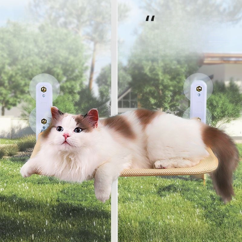 Cat window hammock with suction cups and zip off cover, view 5