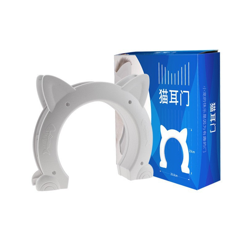 ABS flap door for cats and small dogs, alternative angle view