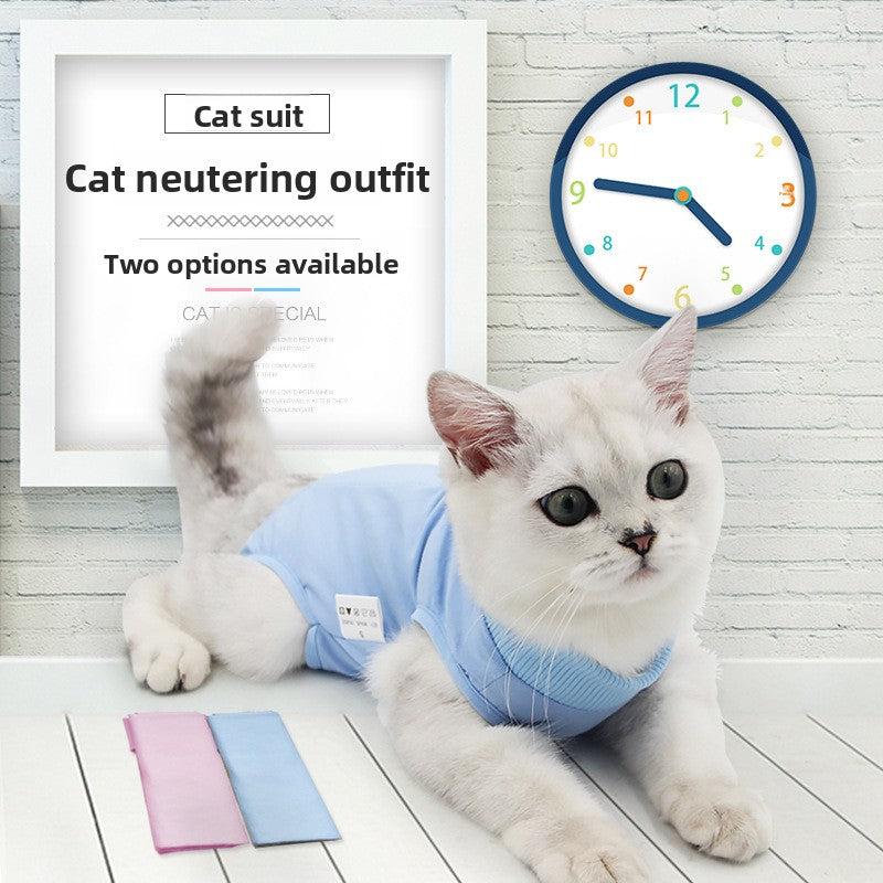 Female Cat Sterilization Clothes Postoperative Anti-Licking Pet Rehabilitation Wear