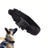 Tactical nylon dog collar and lead in olive and black, view 2
