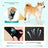 Polyester dog knee pads protecting leg joints of senior dogs in Knee Pad, side view