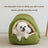Warm enclosed pet nest and sleeping bag bed, photo 4 of 17