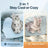 Leaf print cooling ice pad for pets, alternative angle view