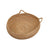 Handwoven grass and cotton linen cat nest with scratch pad, product image 4
