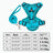 H-shaped cat harness and lead set in polyester, product image 11