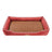 Waterproof 600D Oxford dog bed with summer mat, further angle view