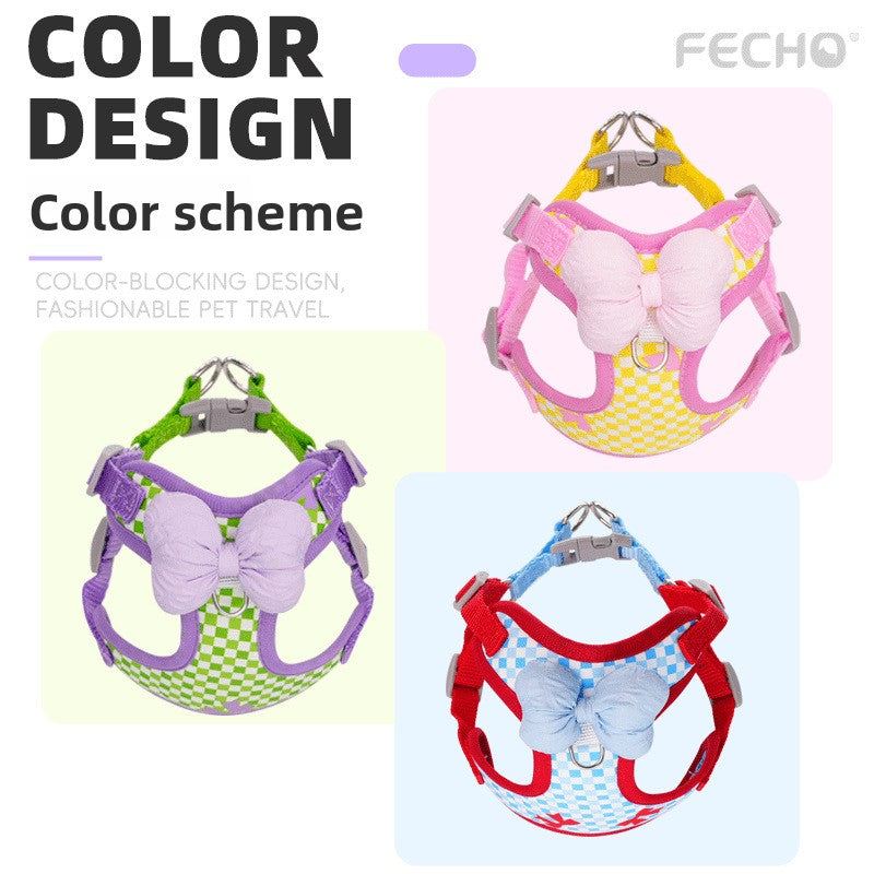 Breathable mesh X-harness with reflective strips, 4 sizes available
