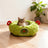 Washable donut cat tunnel bed with removable cover, 85cm pet nest - view 8