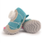 Soft sole small dog shoes with anti-slip Oxford base, in use with a pet