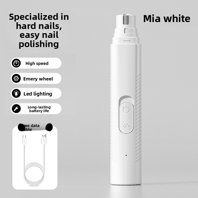 Electric Pet Nail Grinder, Low Noise Claw Trimmer and Smoother