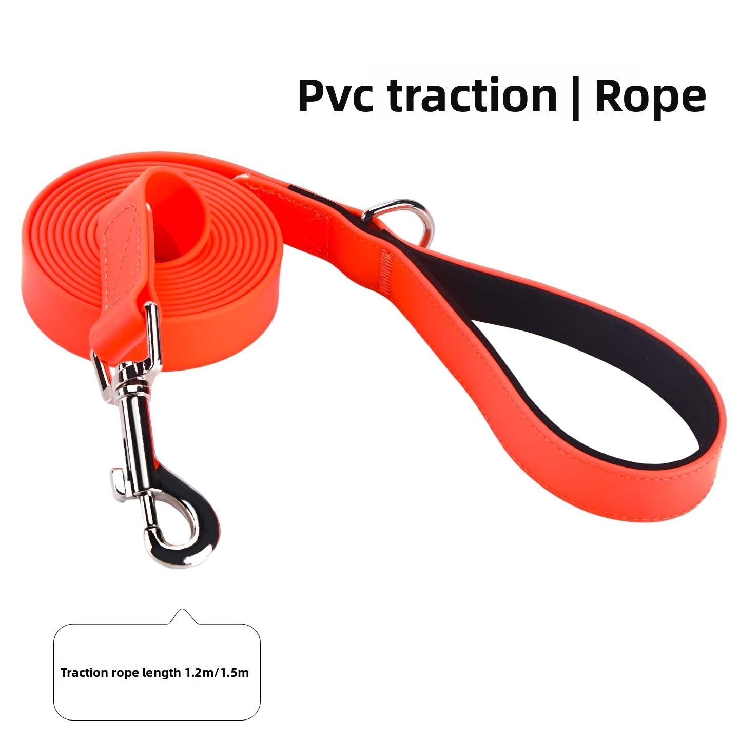 Wipe clean PVC dog leads in yellow, blue and black