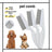 Fine-Tooth Steel Flea Comb with Rounded Pins and Comfort Grip