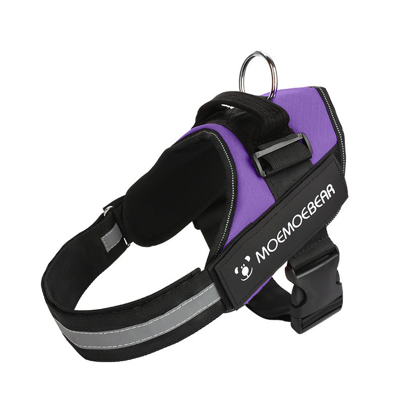 Reflective Oxford dog harness, available from Pet Royale UK