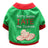 Cotton holiday pet T-shirt for small dogs and cats, side view