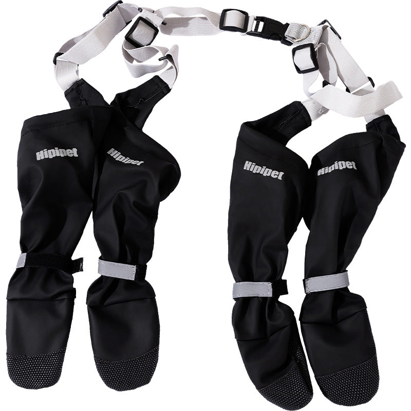 Adjustable waterproof dog shoes, available in 2 colours, sizes Extra Small to 2XL, image 5