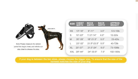 Reflective dog harness and lead set, ideal for everyday use