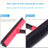 Pet Hair Removal Rubber Broom in Durable TPR for Carpets, Floors and Windows