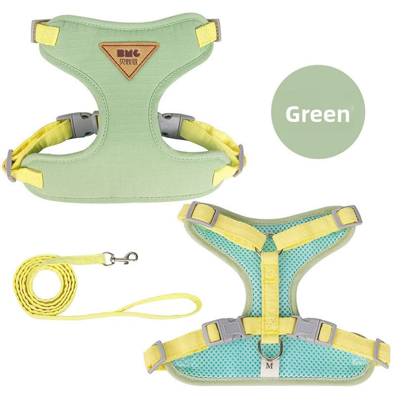 Escape-resistant vest harness and lead for dogs and cats, available from Pet Royale UK