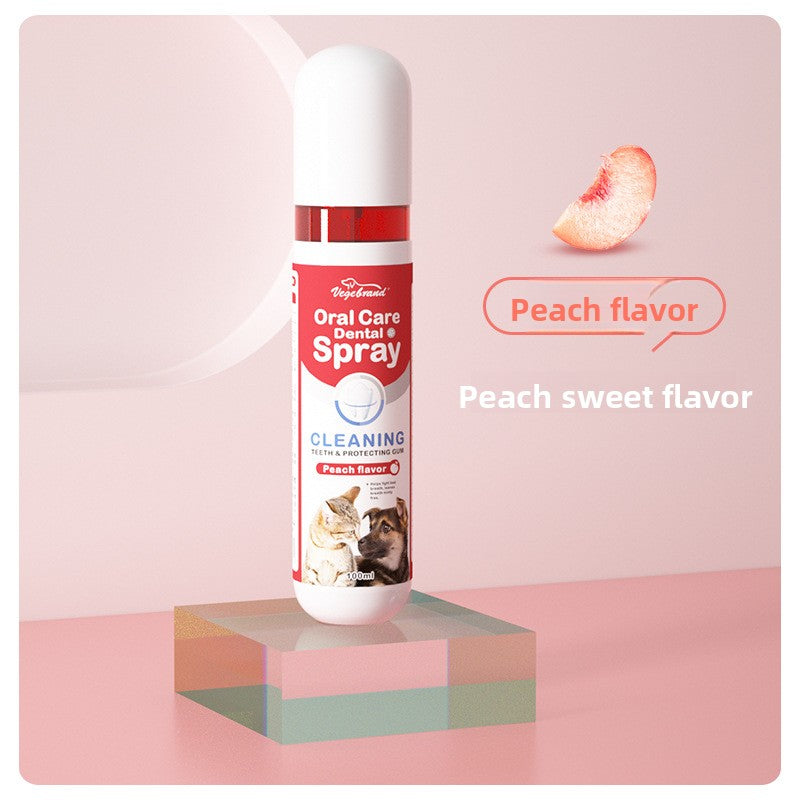 Pet Breath Freshening Spray, Peach or Cucumber for Dogs and Cats