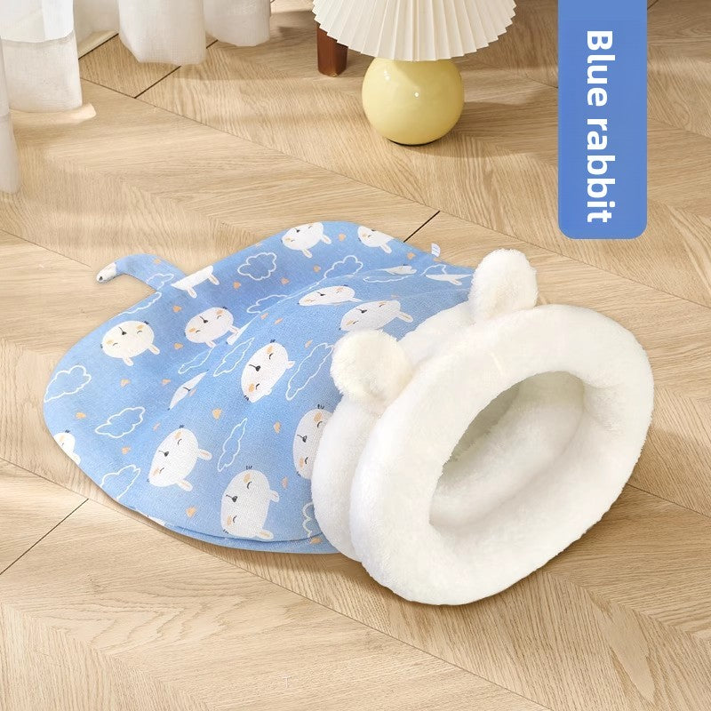 Avocado design semi closed pet sleeping bag, view 6