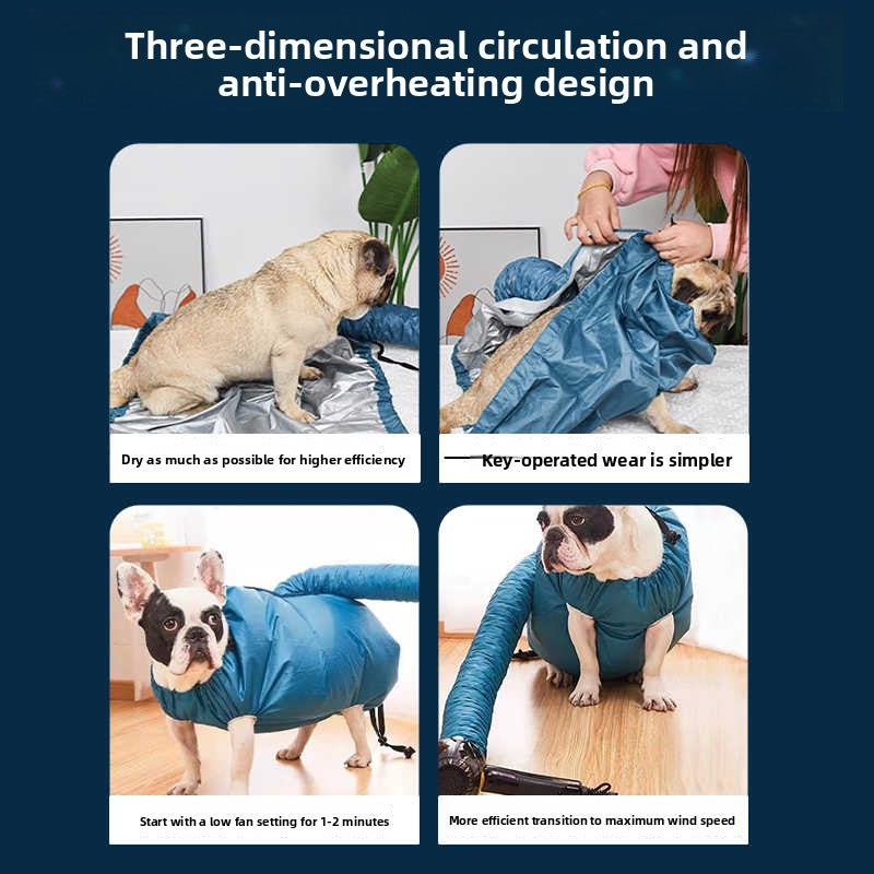 Pet Drying Box for Dogs and Cats