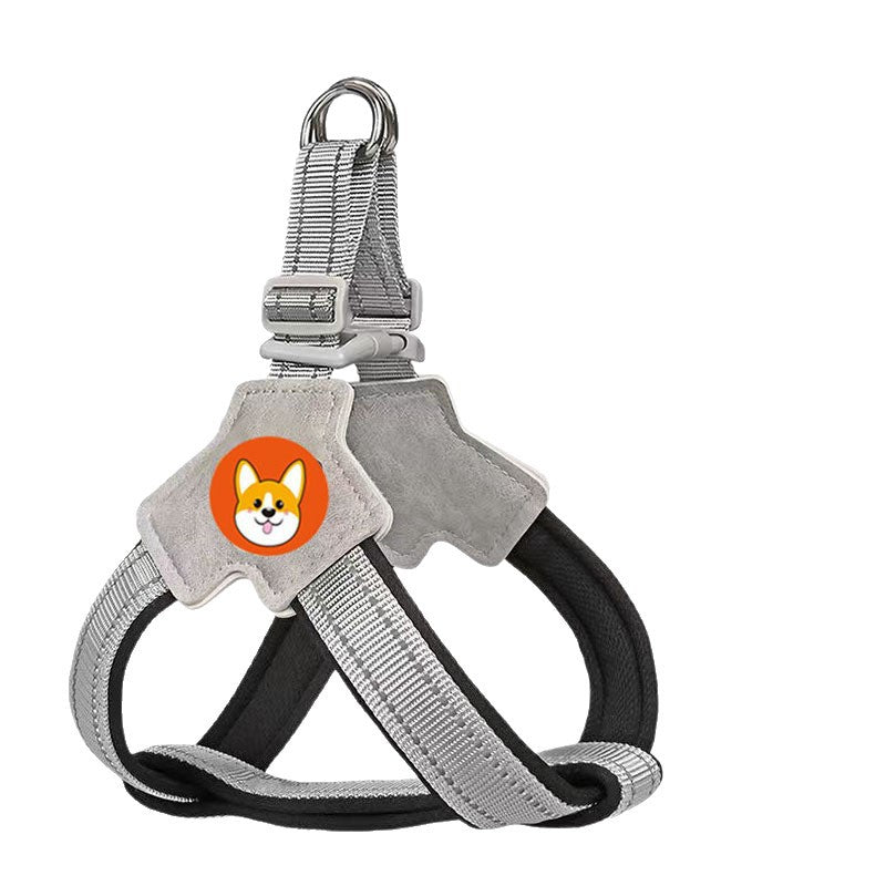 Reflective vest dog harness, ideal for everyday use