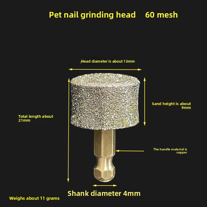 Diamond Replacement Grinding Heads for Pet Nail Grinders