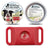 Pet Cat Dog Button Silicone Collar