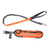 Hands free running dog lead with waist bag and bungee in black