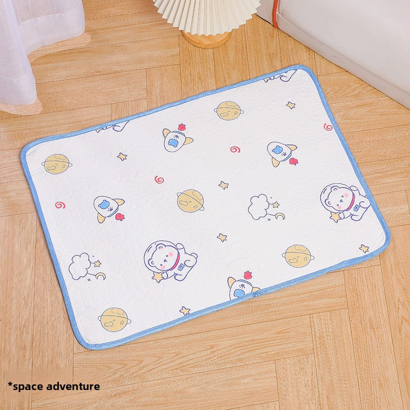 Blue ice silk pet cooling mat for cats and dogs, photo 48