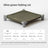 Elevated Oxford fabric camp bed for dogs, full product photo