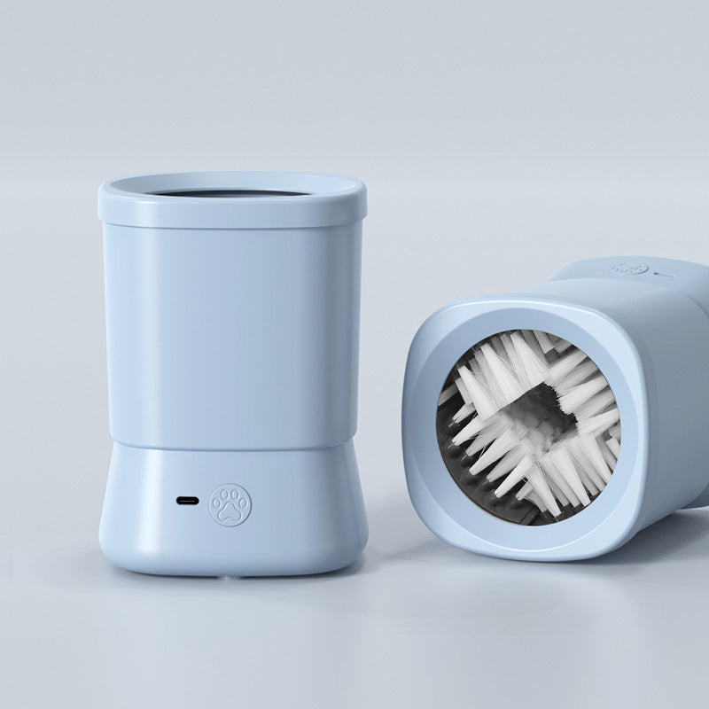 Waterproof Automatic Pet Paw Cleaner with Silicone Bristles