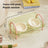 Anti-Spill Elevated Double Pet Bowl in Plastic or Ceramic with Neck Protection