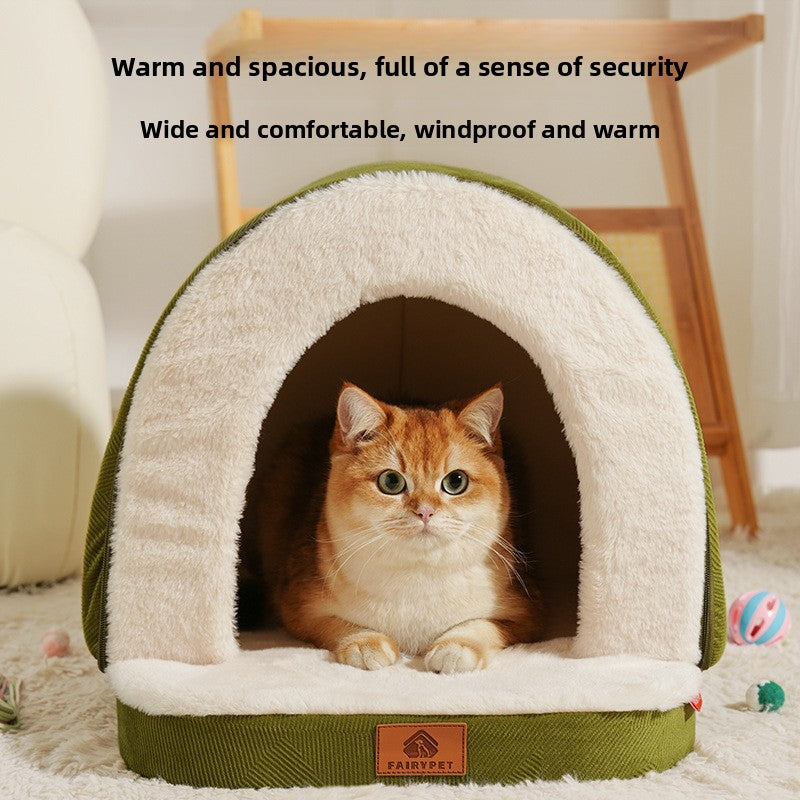 Light grey three sided sponge pet bed, view 3