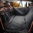 Waterproof dog car back seat cover with pockets, main product photo
