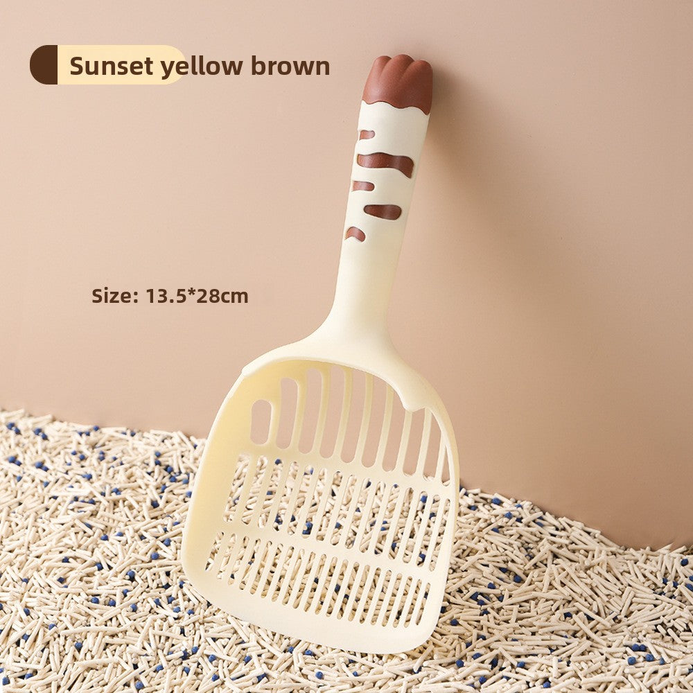 Large Fine-Pore Cat Litter Scoop, Thick ABS Sifter