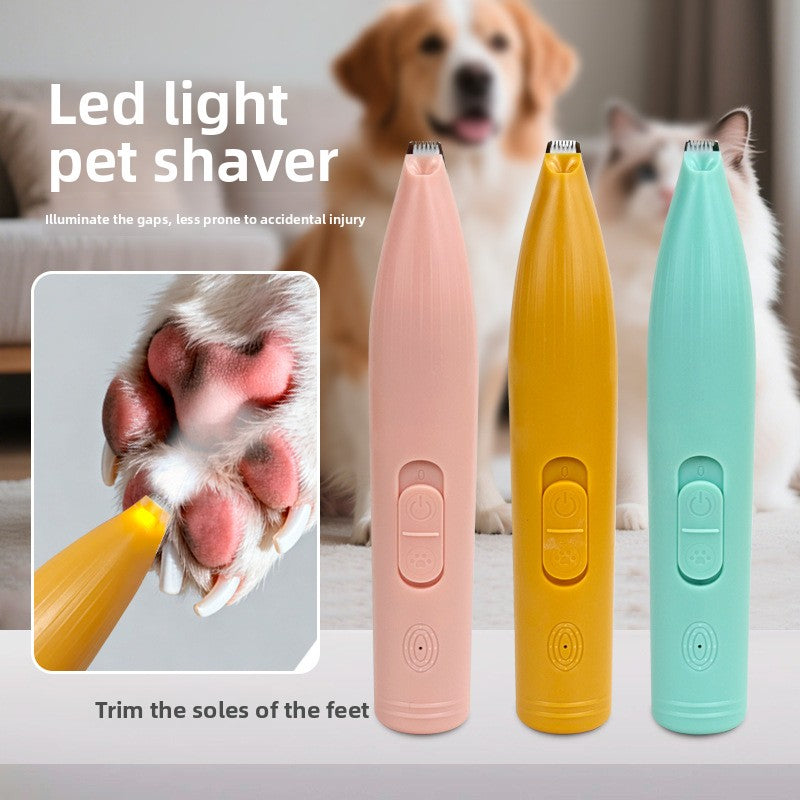 Mini LED Pet Clipper, Quiet USB Rechargeable for Dogs and Cats