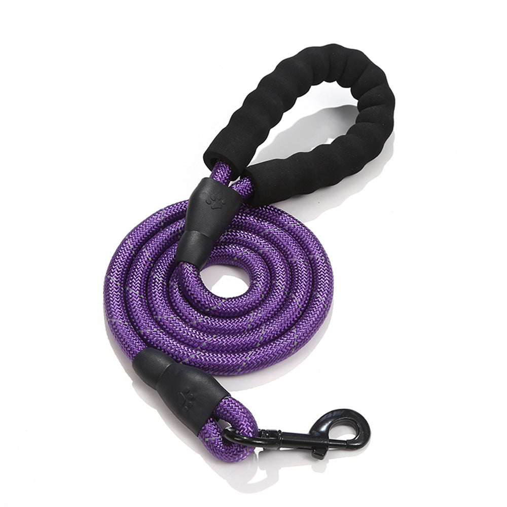 Everyday dog leads in eight bright colours with reflective thread