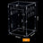 Ventilated acrylic enclosure for spiders and small reptiles, product detail photo