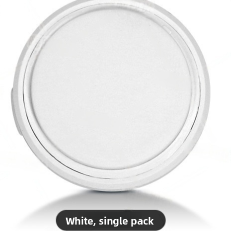 Compact white Bluetooth pet locator tag with silicone case, product image 6