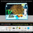 Curved glass goldfish tank on a desk with plants, view 39