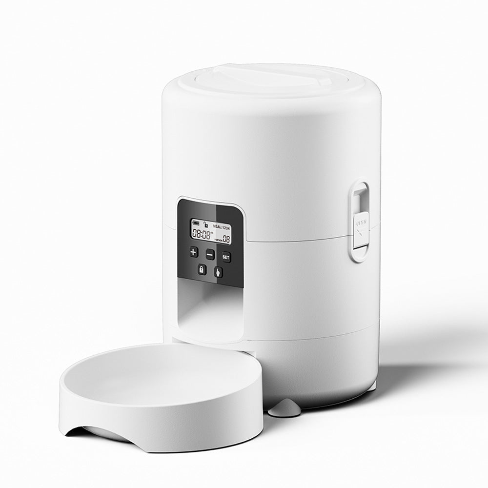Automatic Pet Food Dispenser with Wi-Fi App Control, 2L Capacity and Optional Camera