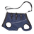 Dog support harness with handles for stairs and car access