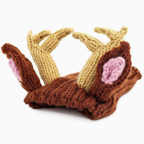 Knitted animal hat with ears for dogs and cats, available in 10 colours, image 2