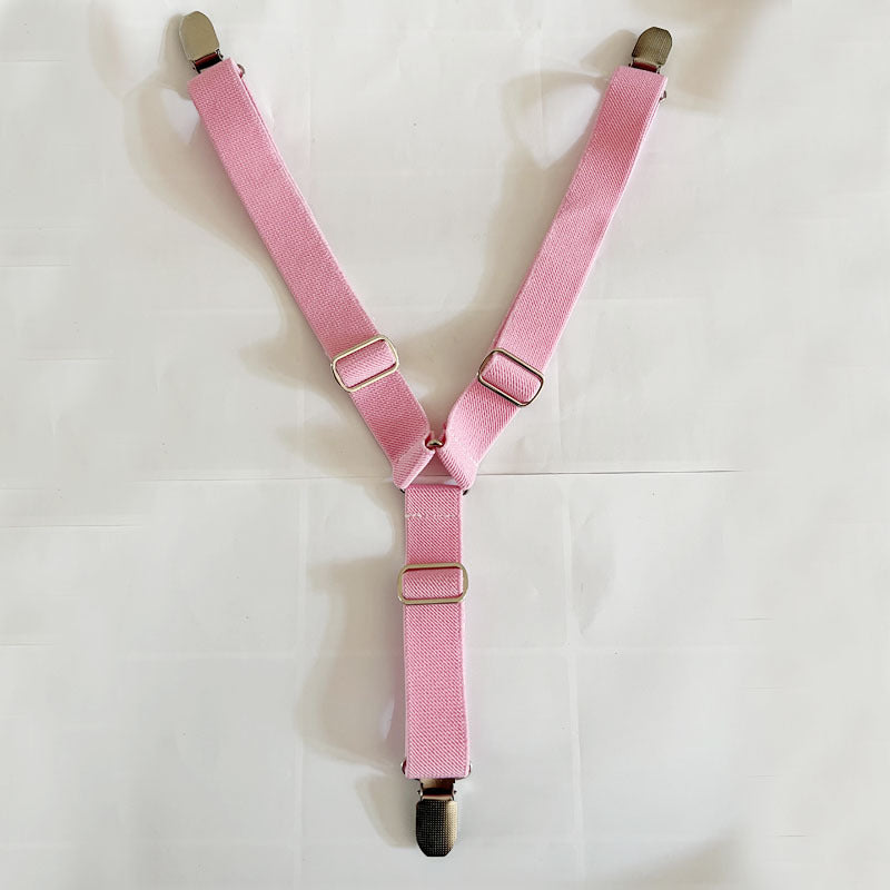 Adjustable elastic dog diaper suspender strap in plaid pattern, view 59