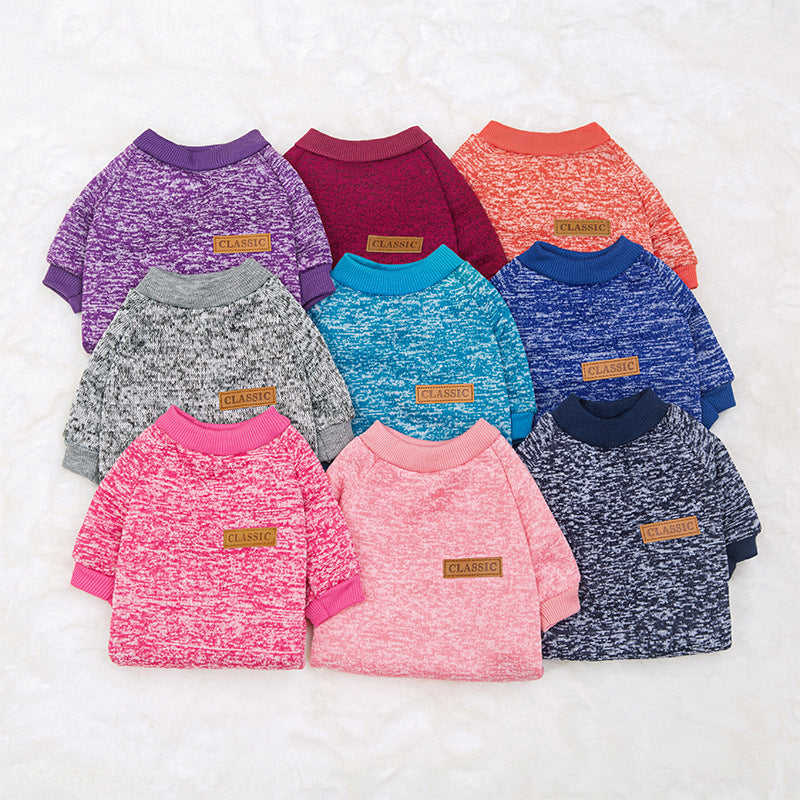 Velvet hoodie for dogs and cats, available in 9 colours, image 1