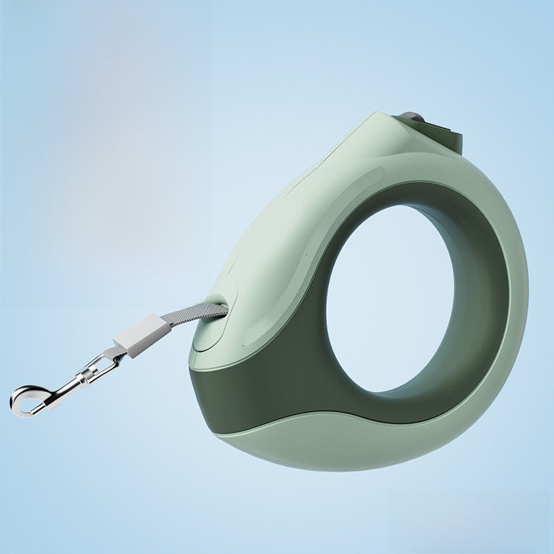 Round retractable pet lead for dogs and cats, available from Pet Royale UK