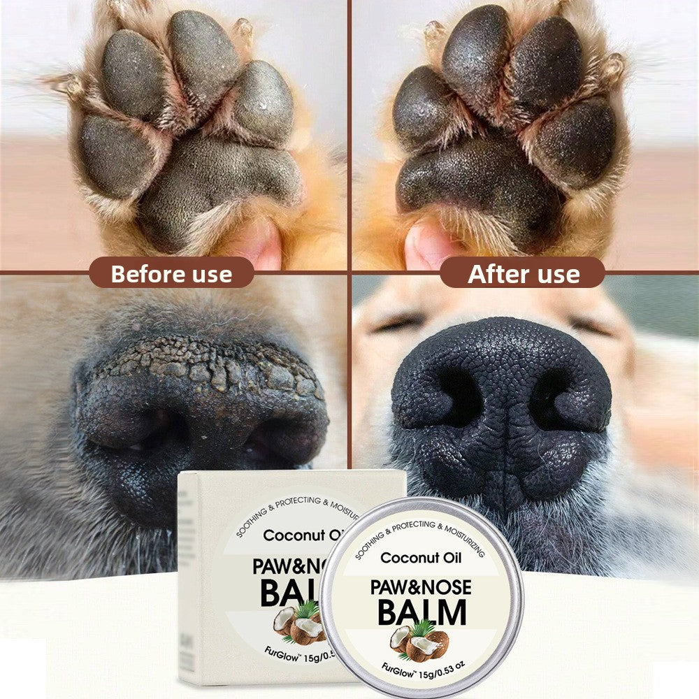 2-in-1 Dog Paw and Nose Balm, Moisturising Cream for Dry Paws