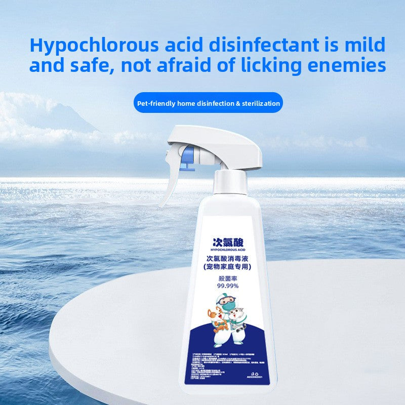 Hypochlorous Acid Pet Disinfectant Spray for Home and Surfaces