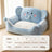 Open Dog Kennel Mat with Cute Print, Warm Spacious Bed